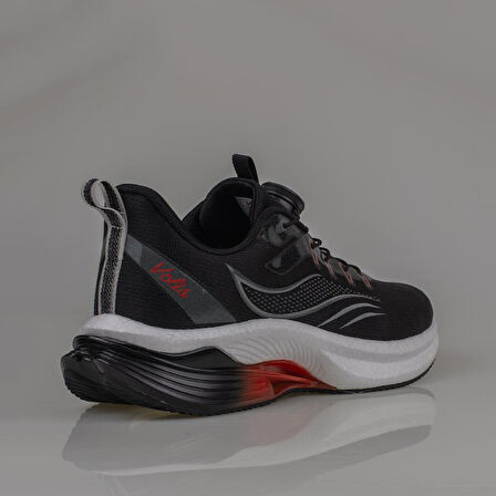 M2S Siyah Akıllı Bağcık Erkek Sneaker