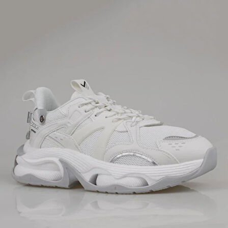 M2S Beyaz Kalın Taban Enjeksiyon Erkek Spor Ayakkabı