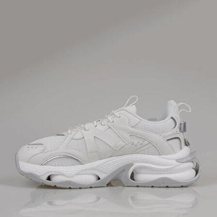 M2S Beyaz Kalın Taban Enjeksiyon Erkek Spor Ayakkabı