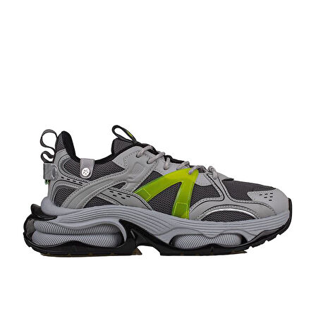 M2S Gri Kalın Taban Enjeksiyon Erkek Spor Ayakkabı