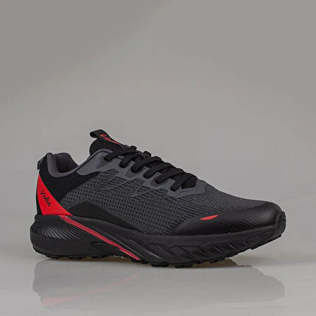 M2S Siyah Esnek Taban Erkek Kaymaz Spor Ayakkabı