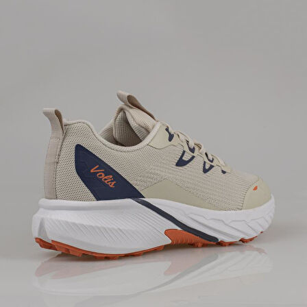 M2S Bej Esnek Taban Erkek Kaymaz Spor Ayakkabı