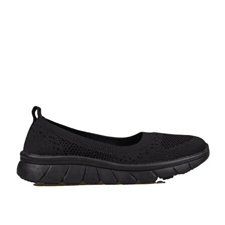 M2S Siyah Sisu Kadın Ultra Hafif Esnek Spor Babet