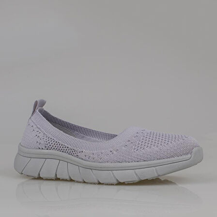 M2S Gri Sisu Kadın Ultra Hafif Esnek Spor Babet