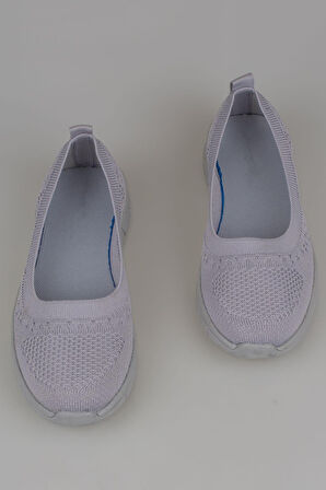 M2S Gri Sisu Kadın Ultra Hafif Esnek Spor Babet