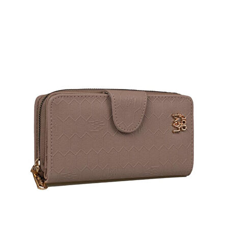 Levidor Vizon Kapaklı Kadın Monogram Cüzdan