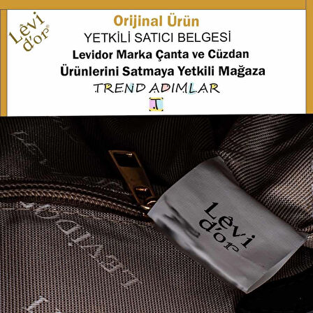 Levidor Vizon Kapaklı Kadın Monogram Cüzdan