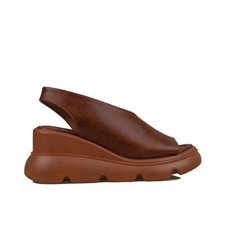 Trend Adımlar Taba Kalın Taban Ultra Hafif Yan Kapalı Kadın Sandalet