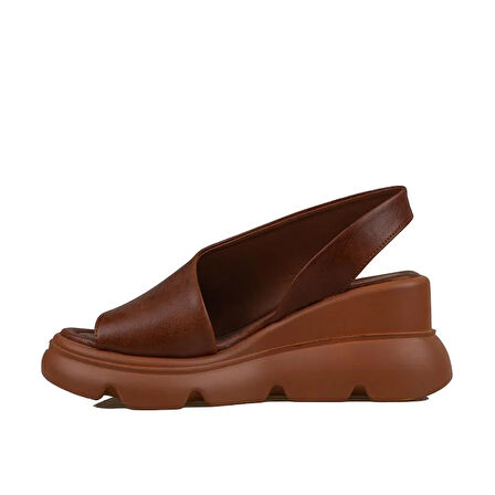 Trend Adımlar Taba Kalın Taban Ultra Hafif Yan Kapalı Kadın Sandalet