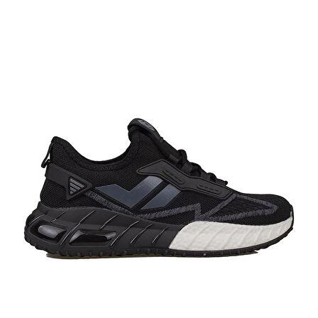 M2S Siyah Cedric Erkek Tekstil Köpük Taban Sneaker