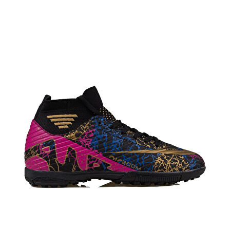 M2S Siyah Erkek Boğazlı Esnek Halı Saha Ayakkabısı