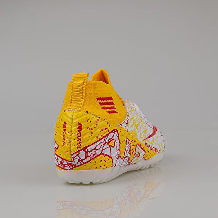 M2S Kırmızı Erkek Çocuk Boğazlı Halı Saha Ayakkabısı