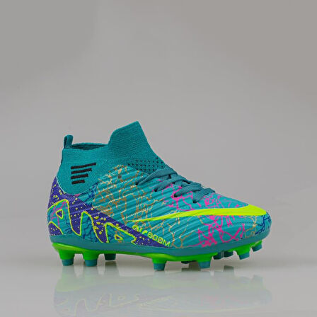 M2S Turkuaz Erkek Çocuk Boğazlı Dişli Krampon