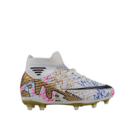 M2S Beyaz Erkek Çocuk Boğazlı Dişli Krampon