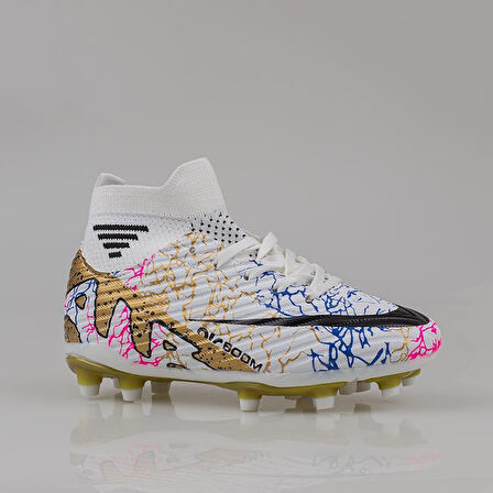 M2S Beyaz Erkek Çocuk Boğazlı Dişli Krampon