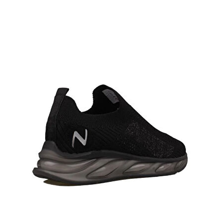 M2S Siyah Marla Kadın Lastikli Ortopedik Sneaker