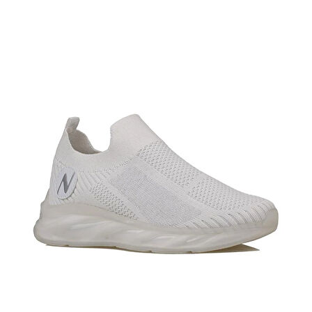 M2S Beyaz Marla Kadın Lastikli Ortopedik Sneaker