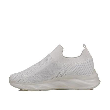 M2S Beyaz Marla Kadın Lastikli Ortopedik Sneaker