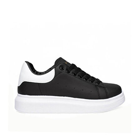 M2S Siyah-Beyaz Qun Unisex Sneaker