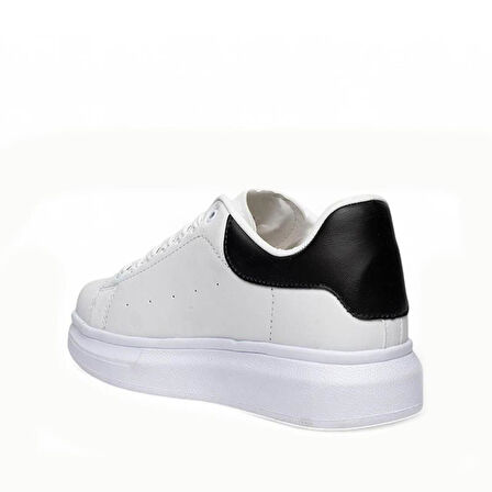 M2S Beyaz-Siyah Qun Unisex Sneaker