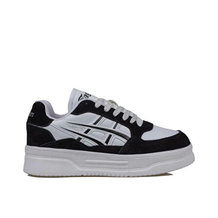 Tayger Siyah Kalın Taban Unisex Nubuk Deri Sneaker