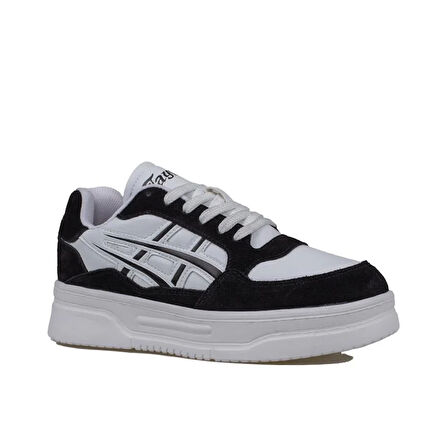 Tayger Siyah Kalın Taban Unisex Nubuk Deri Sneaker