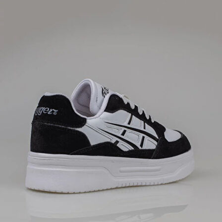 Tayger Siyah Kalın Taban Unisex Nubuk Deri Sneaker