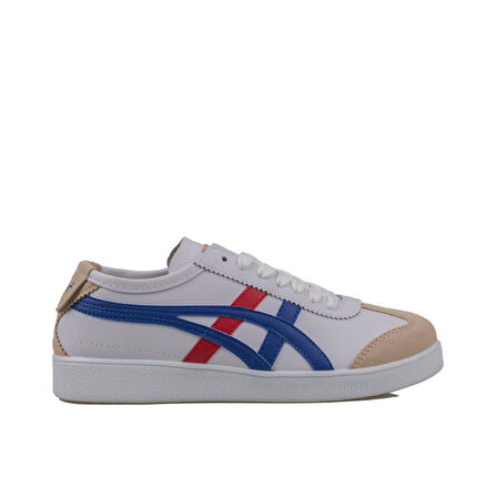 Tayger Saks Mavi Hakiki Deri Unisex Sneaker