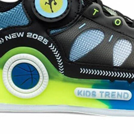 Trend Adımlar Beyaz Erkek Çocuk Ultra Hafif Yarım Boğaz Sneaker