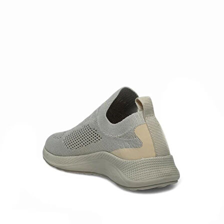 Trend Adımlar Bej Bağcıksız Unisex Çocuk Sneaker