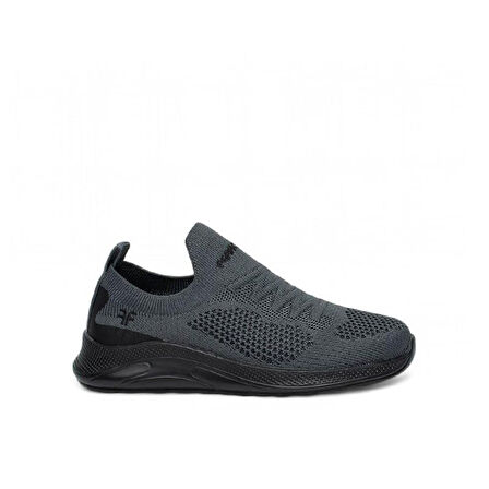 Trend Adımlar Füme Bağcıksız Unisex Çocuk Sneaker