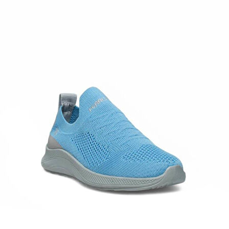 Trend Adımlar Turkuaz Bağcıksız Unisex Çocuk Sneaker