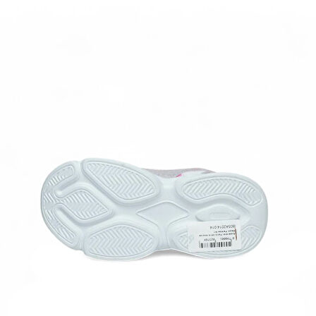 Trend Adımlar Beyaz Kız Çocuk Cırtlı Patik Spor Ayakkabı