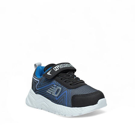 Trend Adımlar Mavi Cırt Cırtlı Hafif Patik Çocuk Sneaker