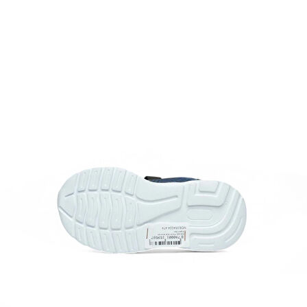 Trend Adımlar Mavi Cırt Cırtlı Hafif Patik Çocuk Sneaker