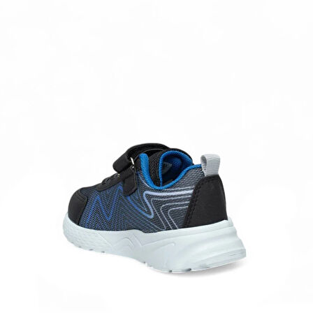 Trend Adımlar Mavi Cırt Cırtlı Hafif Patik Çocuk Sneaker