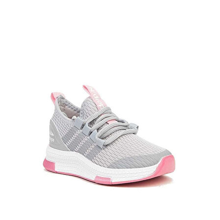 Trend Adımlar Gri Unisex Patik Lastikli Çocuk Spor Ayakkab