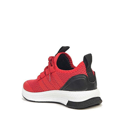 Trend Adımlar Kırmızı Unisex Patik Lastikli Çocuk Spor Ayakkab