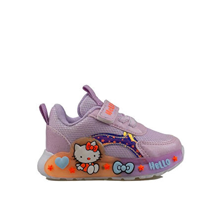 Trend Adımlar Lila Kız Çocuk Işıklı Bebe Sneaker
