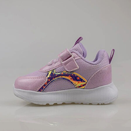 Trend Adımlar Lila Kız Çocuk Işıklı Bebe Sneaker