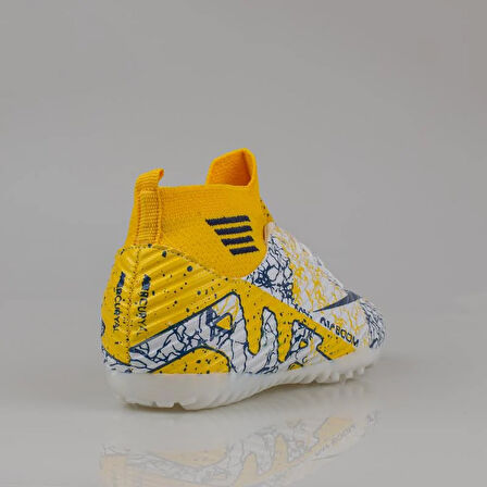 M2S Sarı Erkek Çocuk Boğazlı Halı Saha Ayakkabısı
