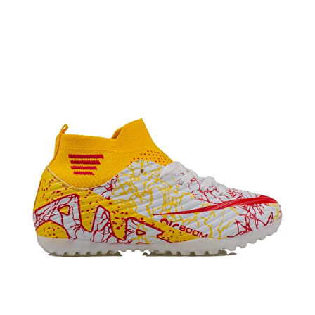 M2S Kırmızı Erkek Boğazlı Esnek Halı Saha Ayakkabısı