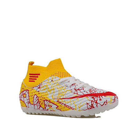 M2S Kırmızı Erkek Boğazlı Esnek Halı Saha Ayakkabısı