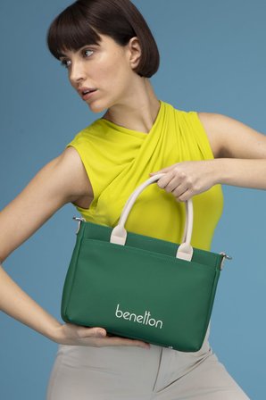Benetton Yeşil Nano Kadın Kol Çantası BNT 1614