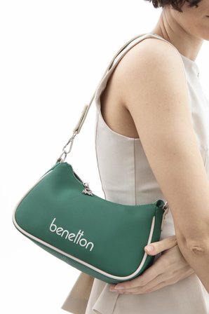 Benetton Yeşil Kadın Nano Çapraz Çanta BNT 1600