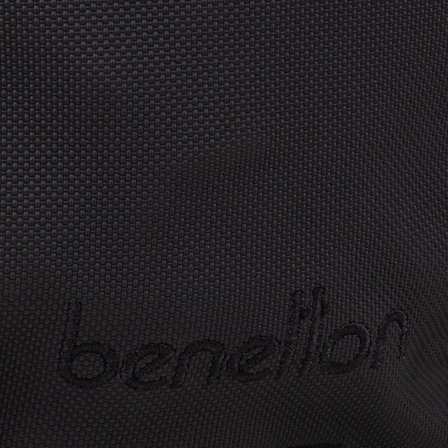 Benetton Siyah Nano Kadın Spor Çapraz Askılı El Çantası BNT 1625