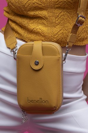 Benetton Hardal Floter Kadın Çapraz Küçük Boy Çanta BNT 1500
