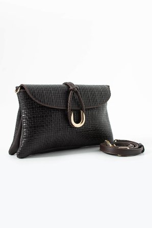 Jacquline Kahverengi Heryn Hasır Kadın Clutch ve Omuz Çantası