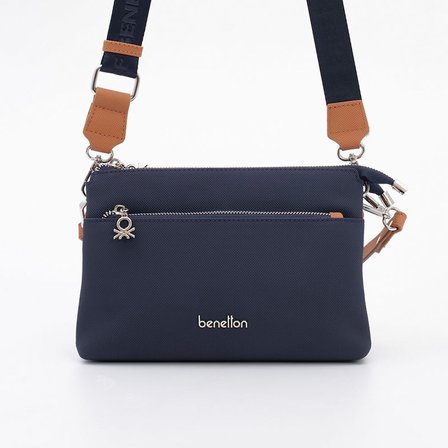 Benetton Lacivert Nano Kadın Çapraz Çanta BNT 1846