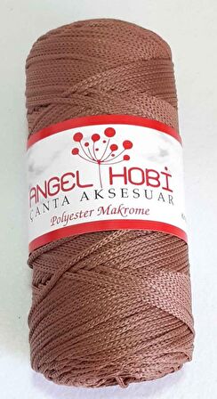 Taba renk polyester makrome